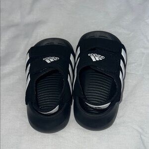 Adidas Kids Black and White Shoes